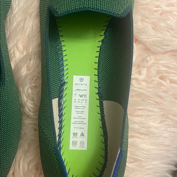 NWOB Rothy's Emerald Green Loafers - Picture 5 of 10